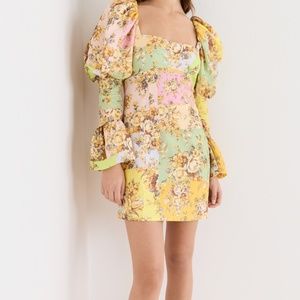 Floral Mini- Matilde Puff Mini Dress